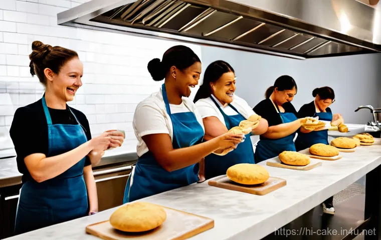 제과 관련 실무 경험 쌓는 방법 - **Prompt:** "A cozy and inviting home kitchen, serving as a creative baking laboratory. A person (ad...